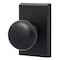 Sure-Loc Hardware Sure-Loc Hardware Oakley Passage Knob, Flat Black OK101 FBL - alternate 1